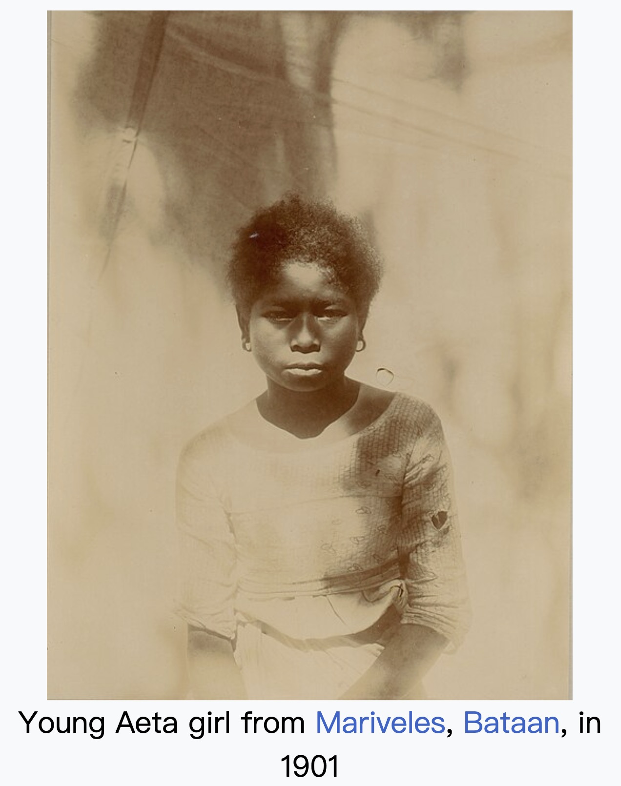 Aeta population photographs and genetic reference material., image 7 of 14