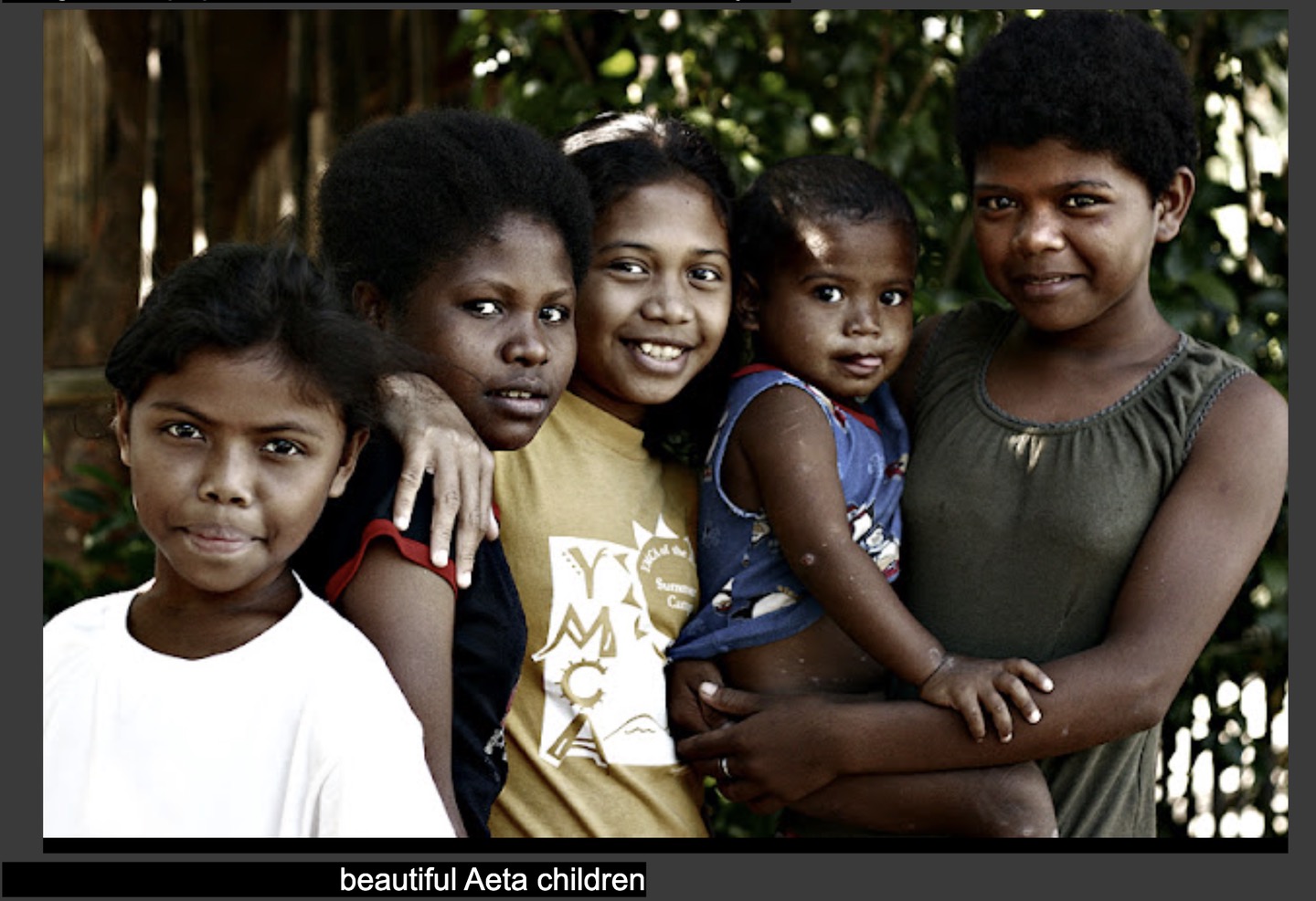Aeta population photographs and genetic reference material., image 11 of 14