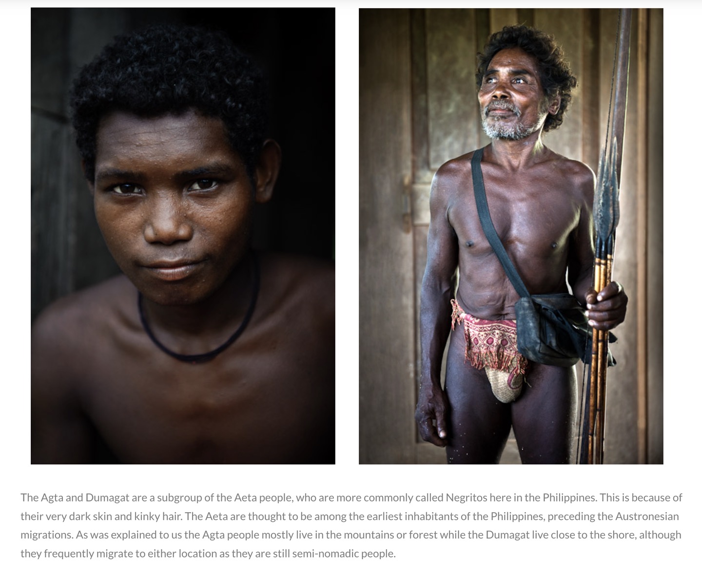 Agta population photographs and reference material., image 1 of 4