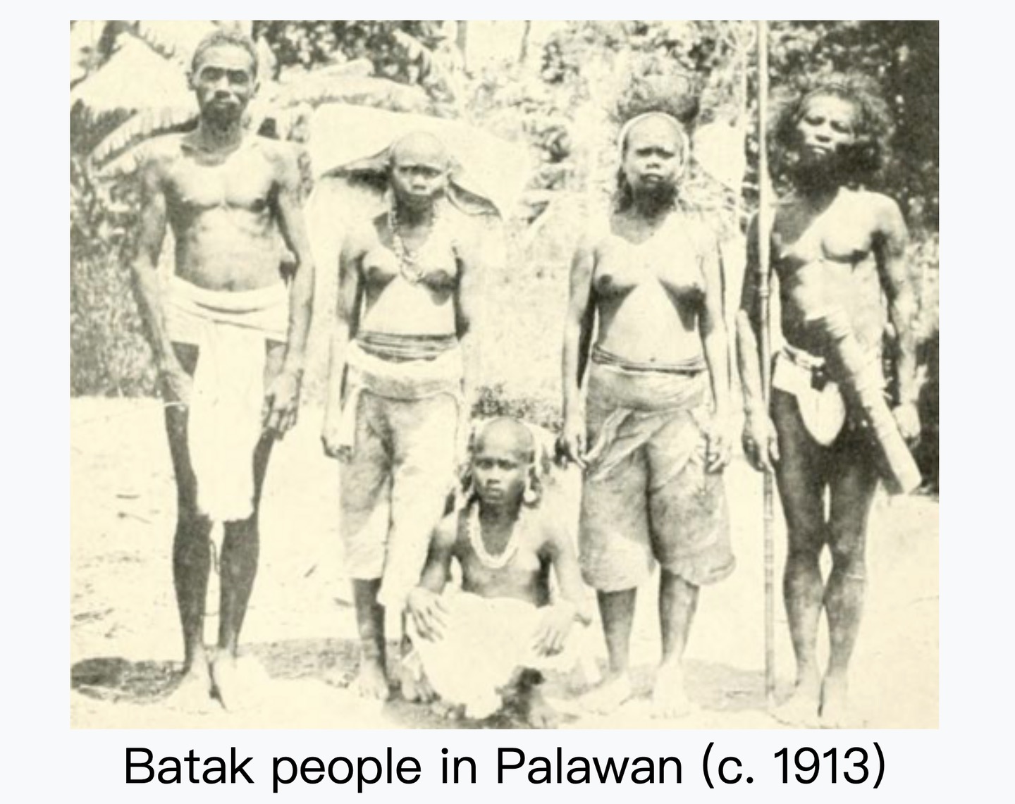 Palawan Batak photographs and genetic reference material., image 2 of 3