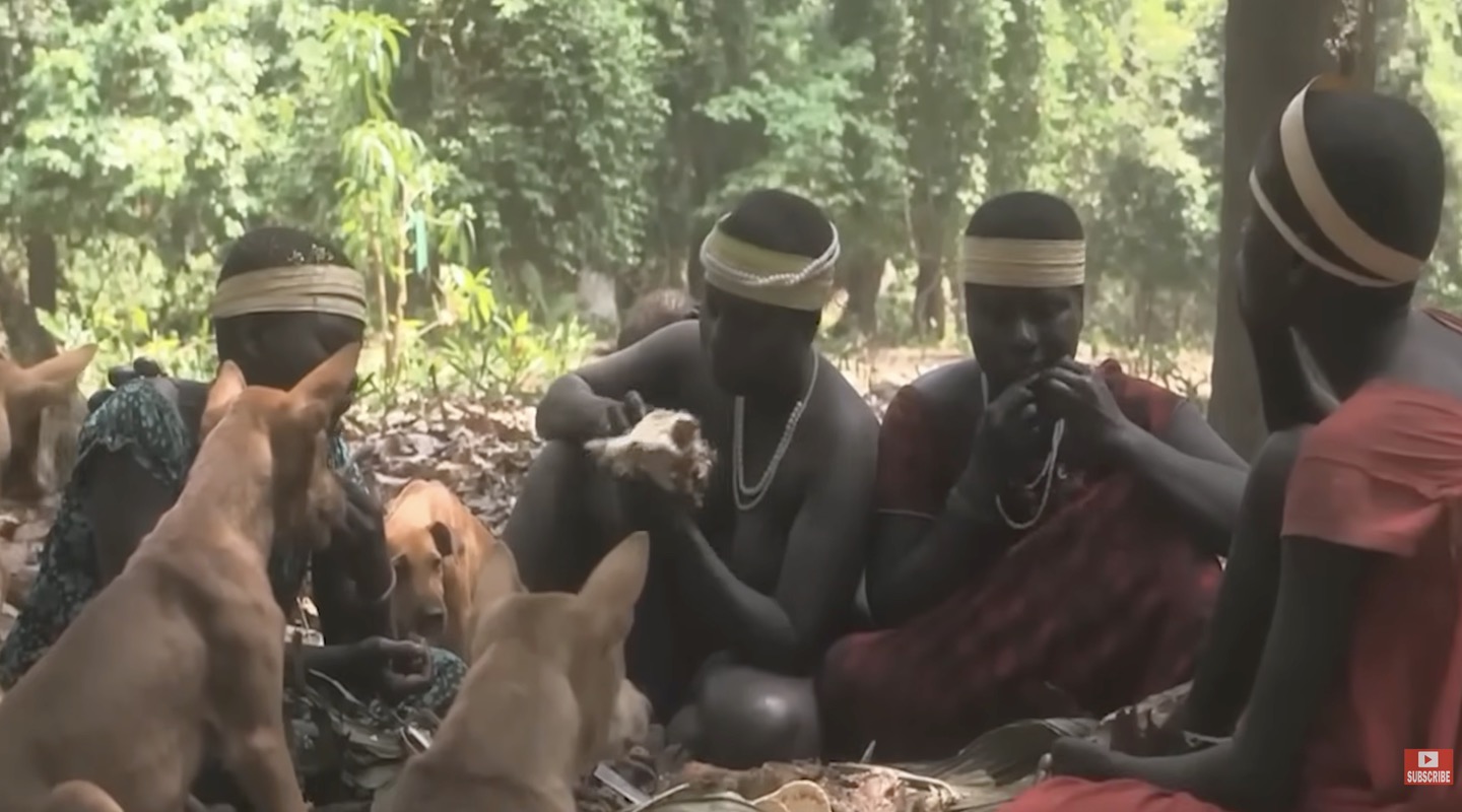 Modern field-interview images of the Jarawa., image 1 of 6