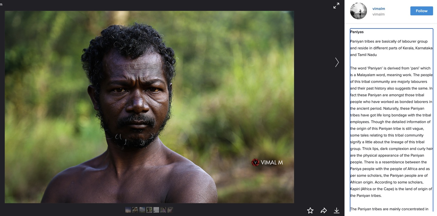 Paniya photographs and genetic reference material., image 6 of 6